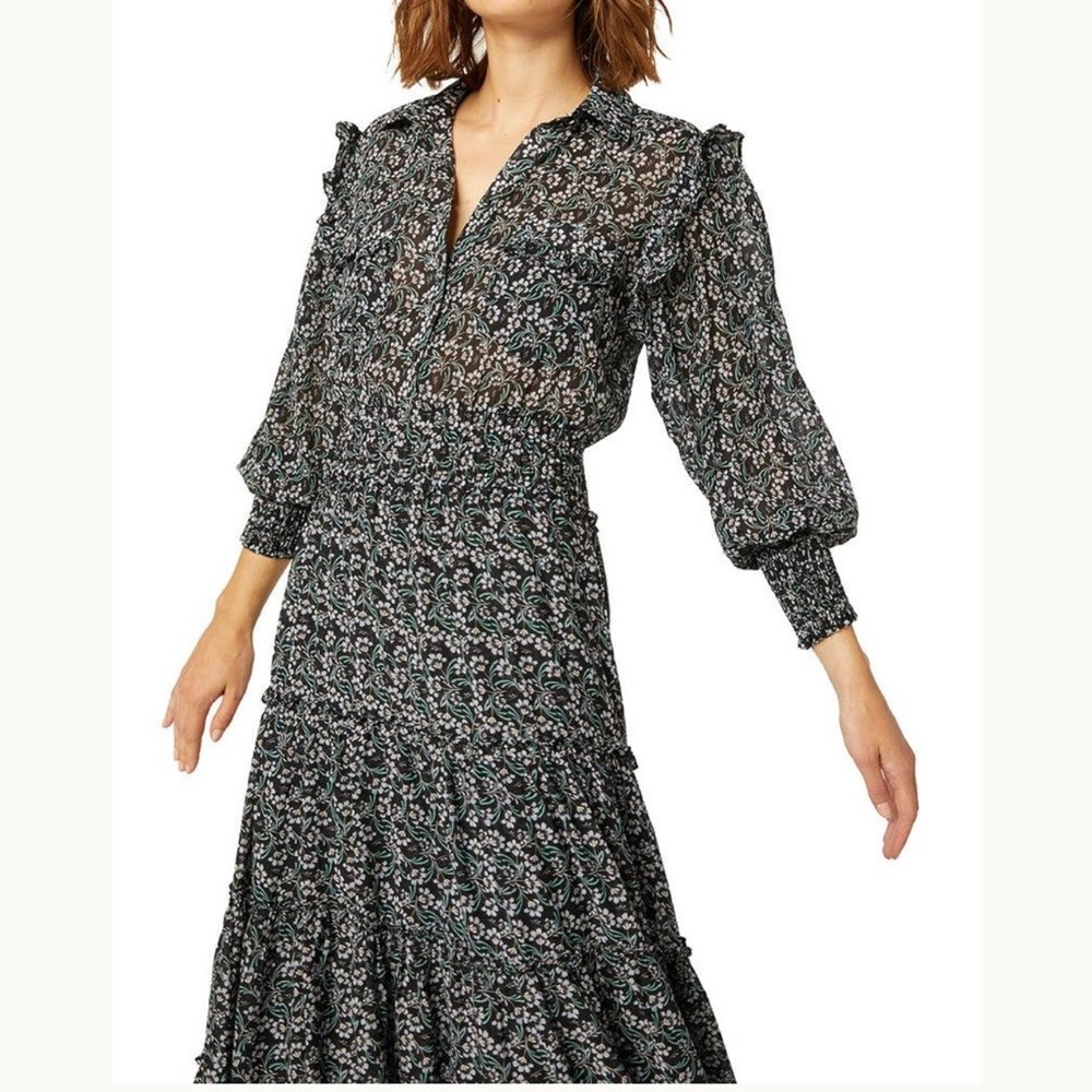 MISA AYDENIZ DRESS Sapphire Ditzy